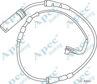 APEC BRAKING wir5219 -  Указатель износа, накладка тормозной колодки